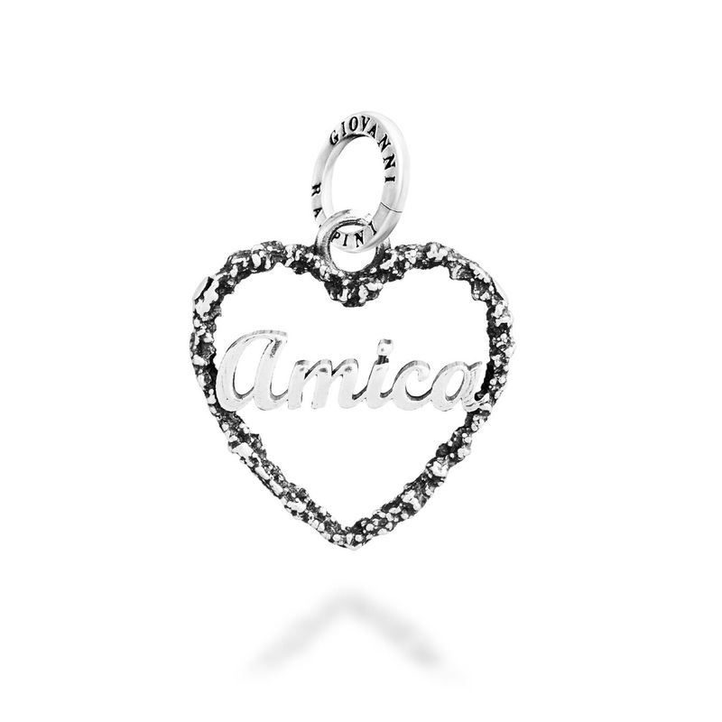 charm cuore charm cuore "amica" - Giovanni Raspini