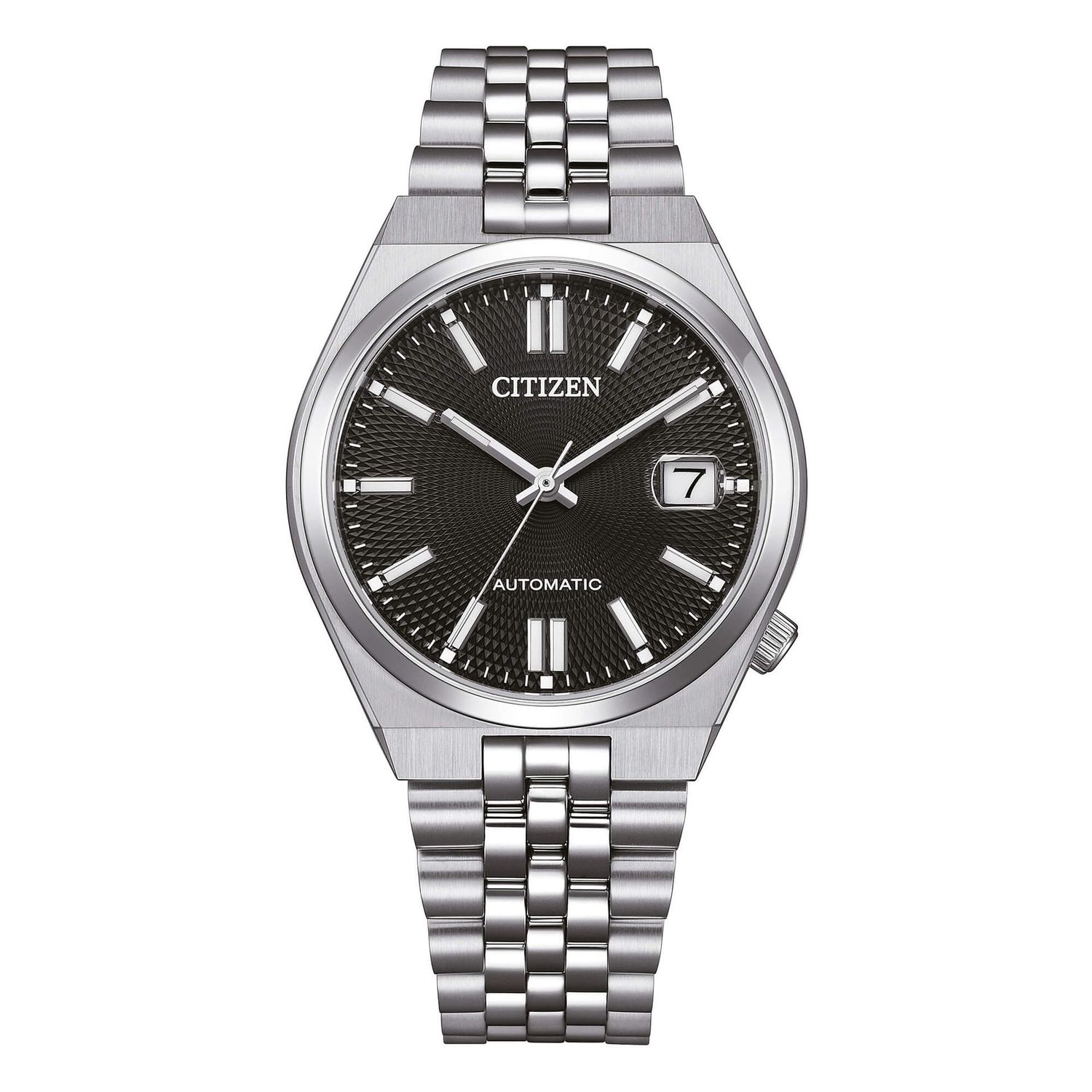 Orologio Tsuyosa 60 Nero Meccanico Citizen 40 mm Orologio Tsuyosa 60 Nero Meccanico Citizen 40 mm