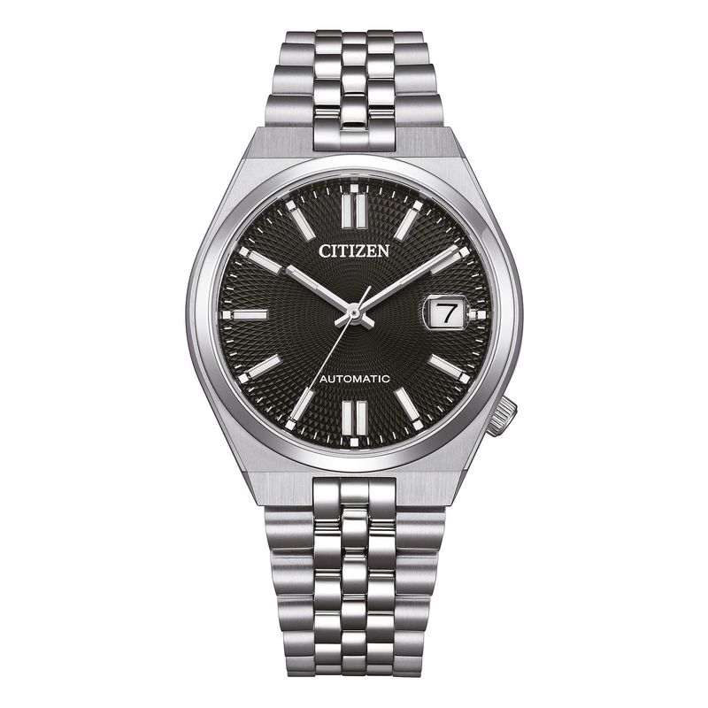 Orologio Tsuyosa 60 Nero Meccanico Citizen 40 mm Orologio Tsuyosa 60 Nero Meccanico Citizen 40 mm