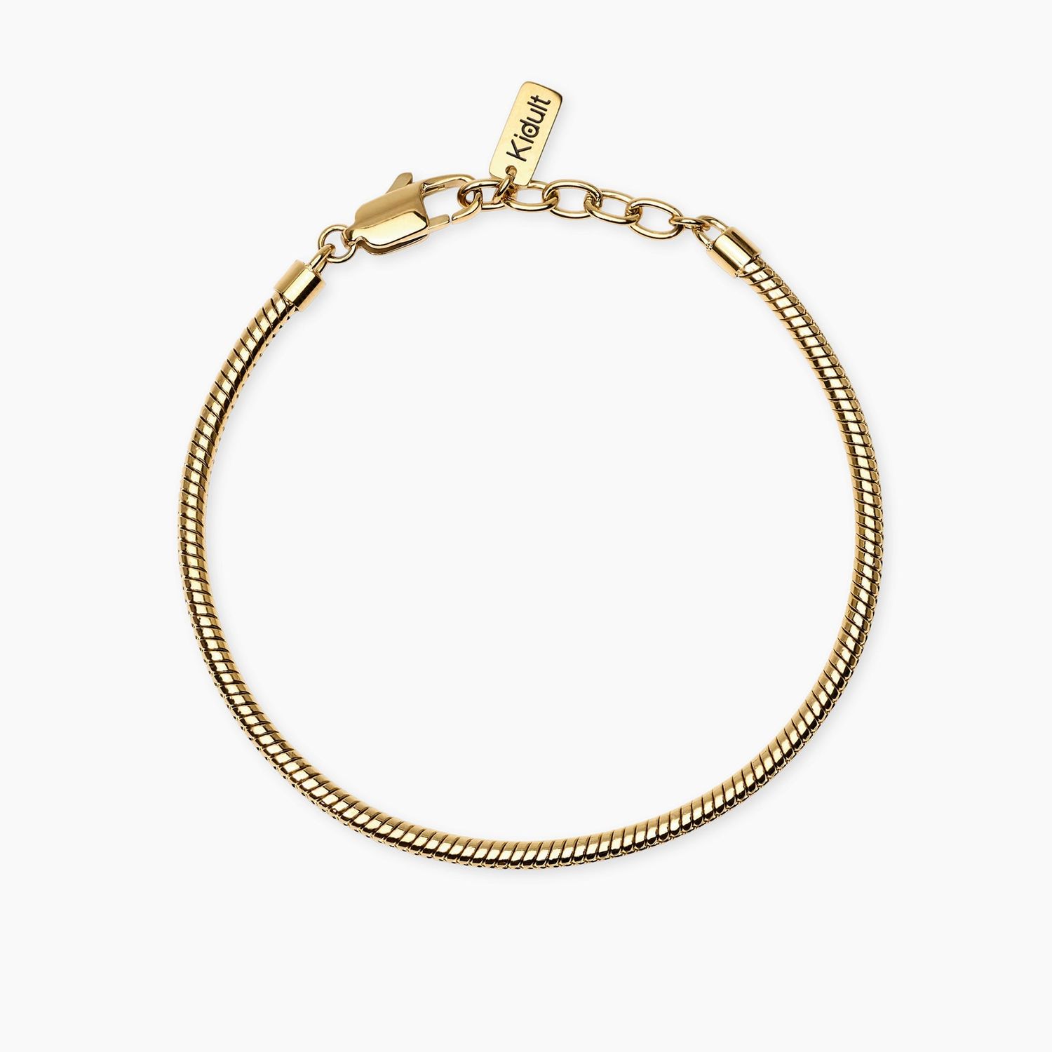 Bracciale uomo con catena snake in acciaio dorato STYLE 59 Kidult Style