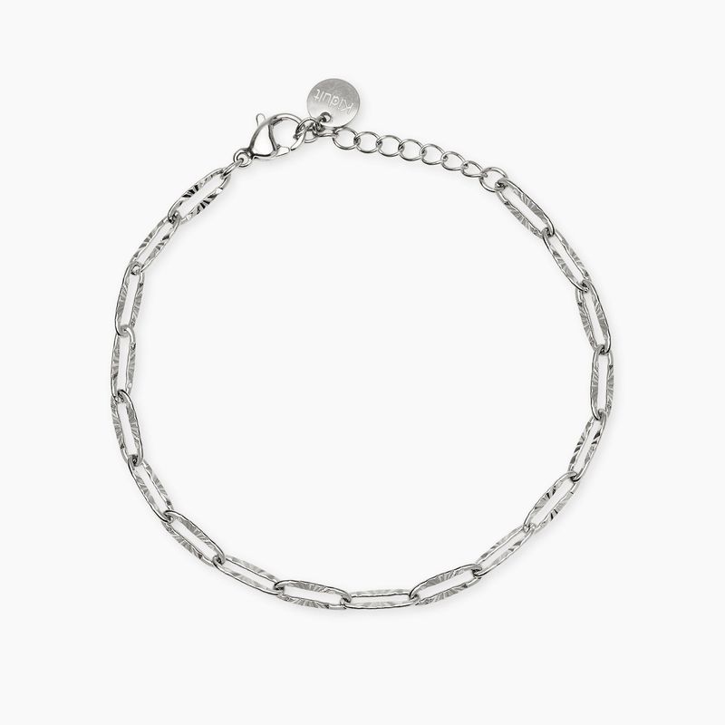 Bracciale in acciaio con elementi martellati STYLE 93 Kidult Style