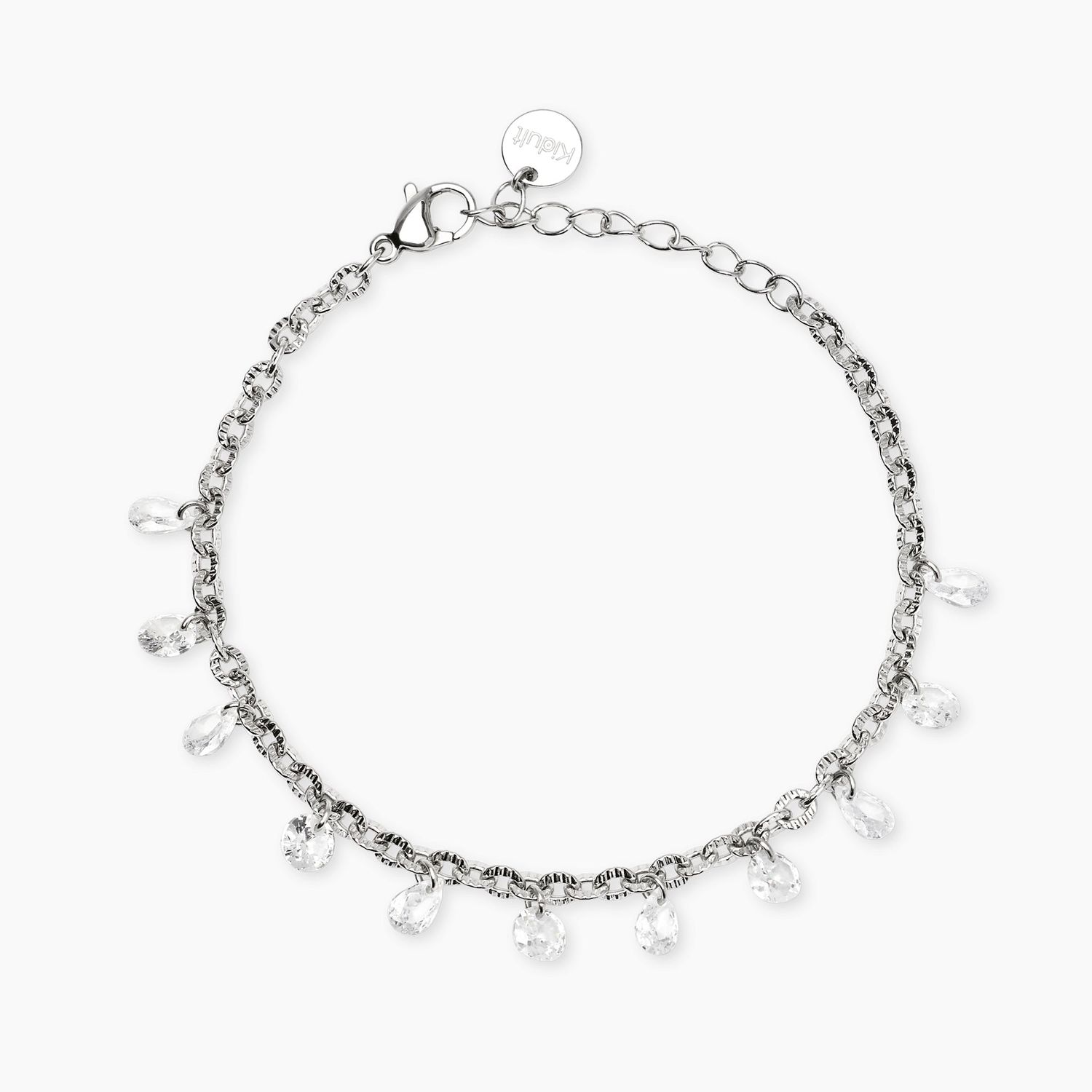 Bracciale in acciaio con catena fancy e glass STYLE 101 Kidult Style