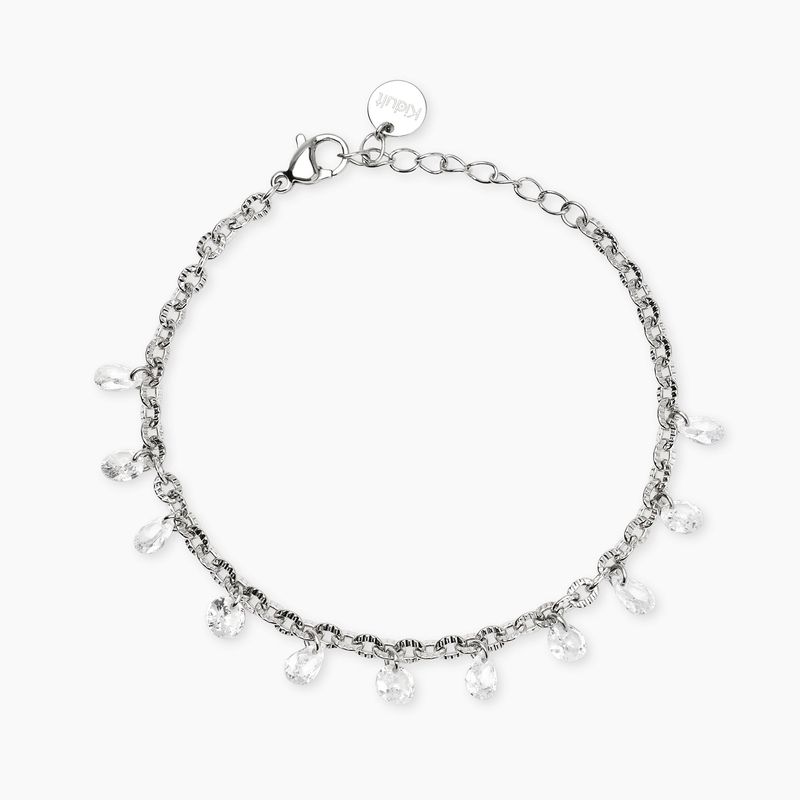 Bracciale in acciaio con catena fancy e glass STYLE 101 Kidult Style