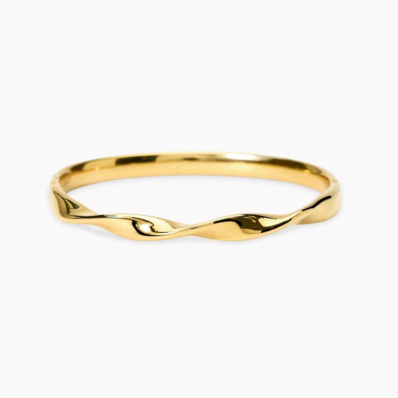 Bracciale bangle in acciaio dorato STYLE 86 Kidult Style