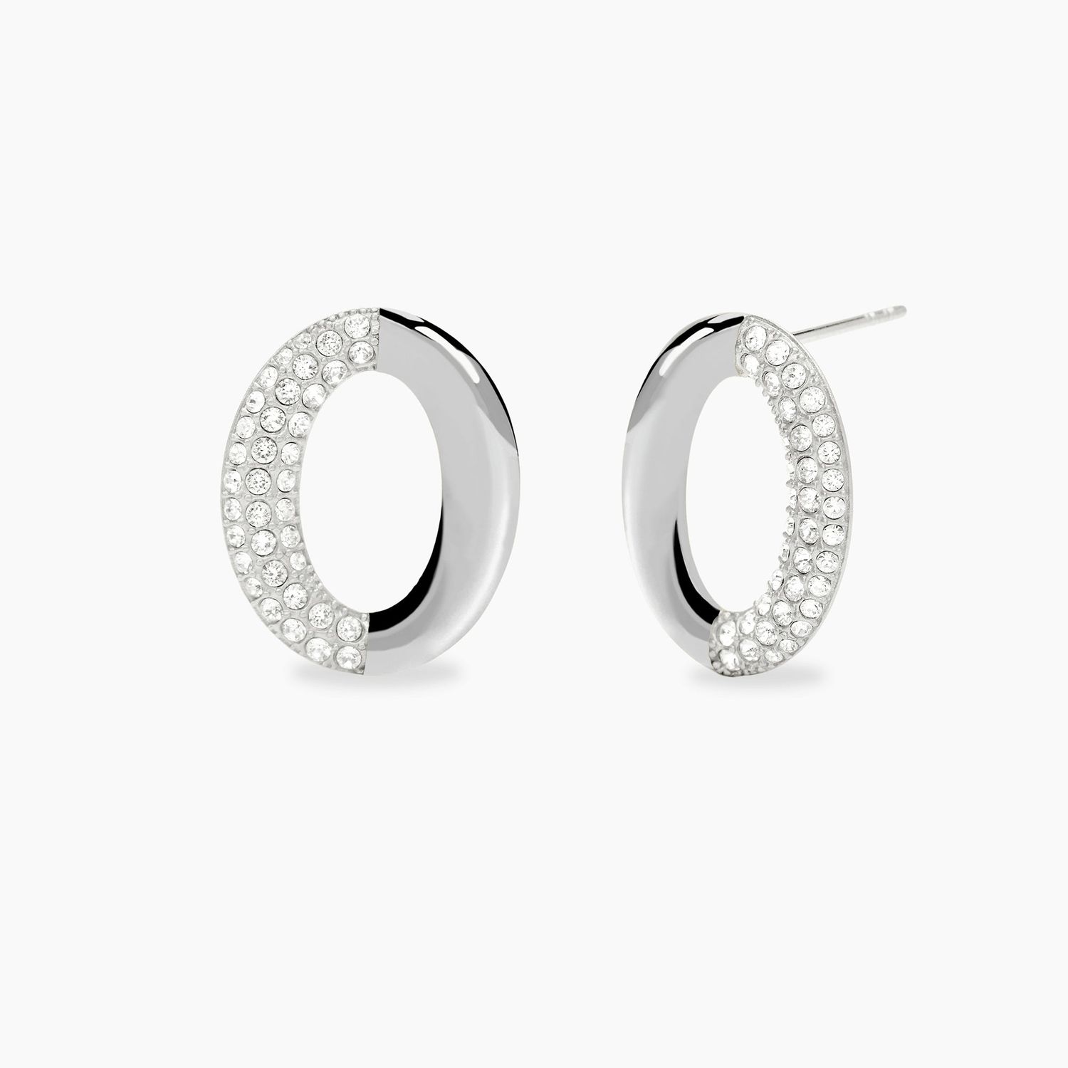 Orecchini in acciaio con cristalli STYLE 87 Kidult Style