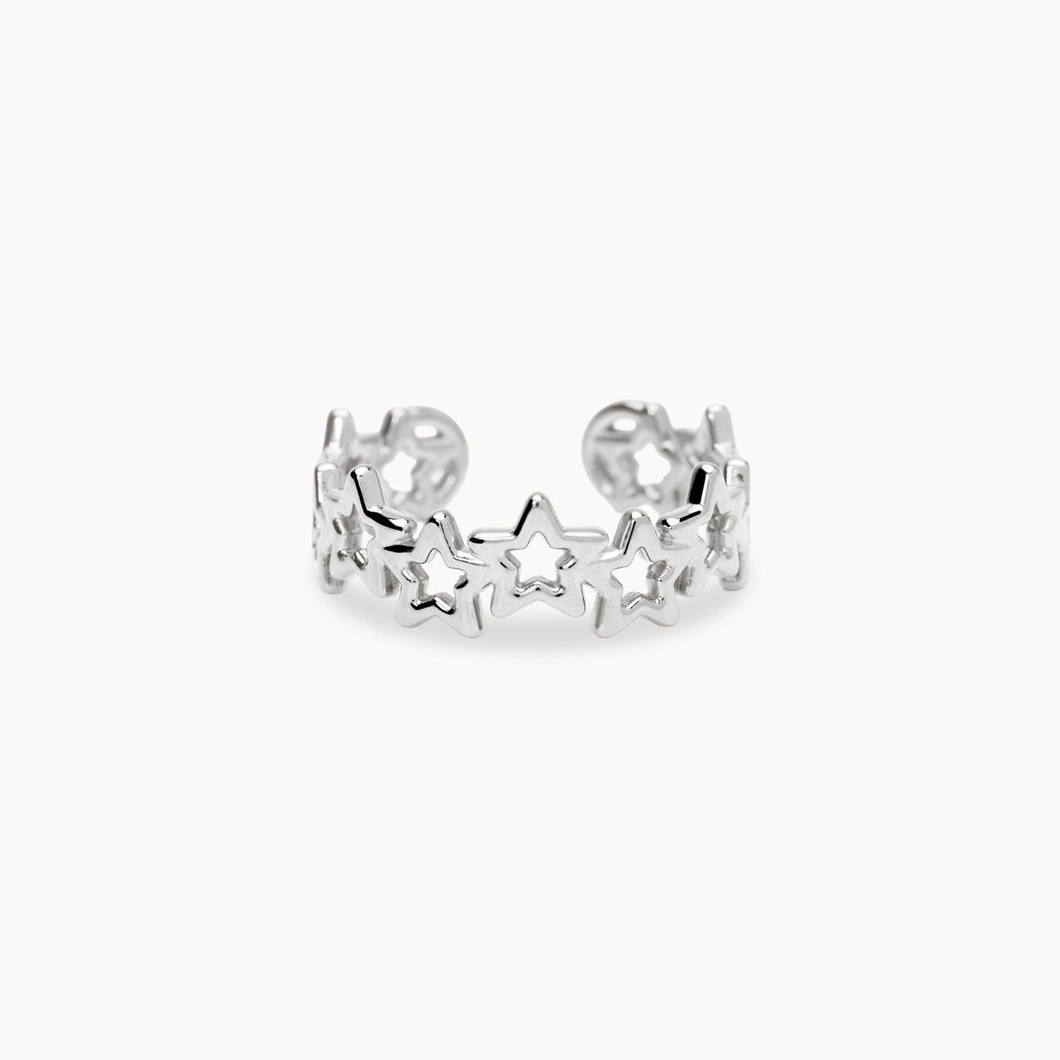 Anello aperto in acciaio con stelle STYLE 103 Kidult Style