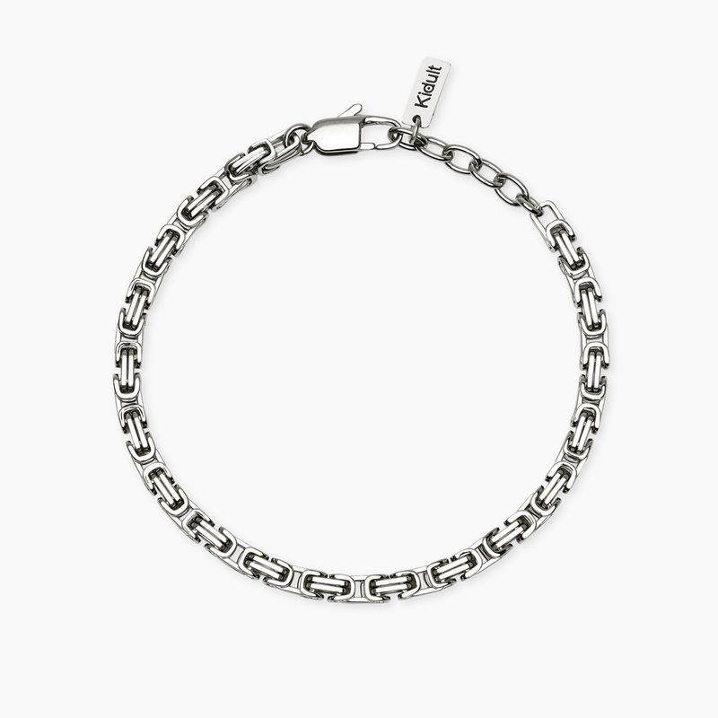 Bracciale uomo in acciaio con catena bizantina STYLE 58 Kidult Style