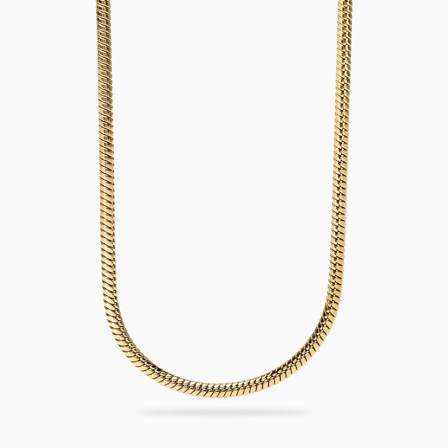 Collana uomo con catena snake in acciaio dorato STYLE 59 Kidult Style Collana uomo con catena snake in acciaio dorato STYLE 59 Kidult Style