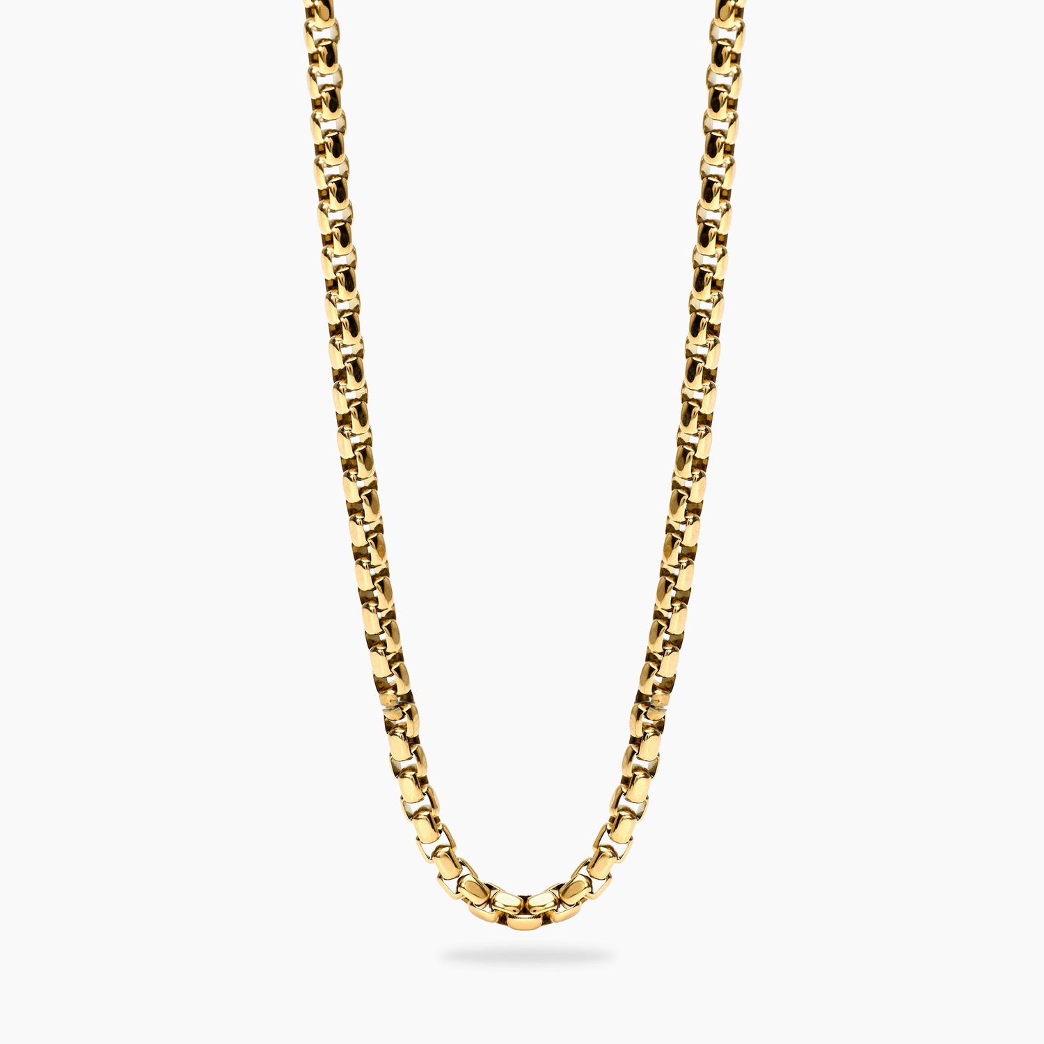 Collana uomo con catena veneta in acciaio dorato STYLE 57 Kidult Style Collana uomo con catena veneta in acciaio dorato STYLE 57 Kidult Style