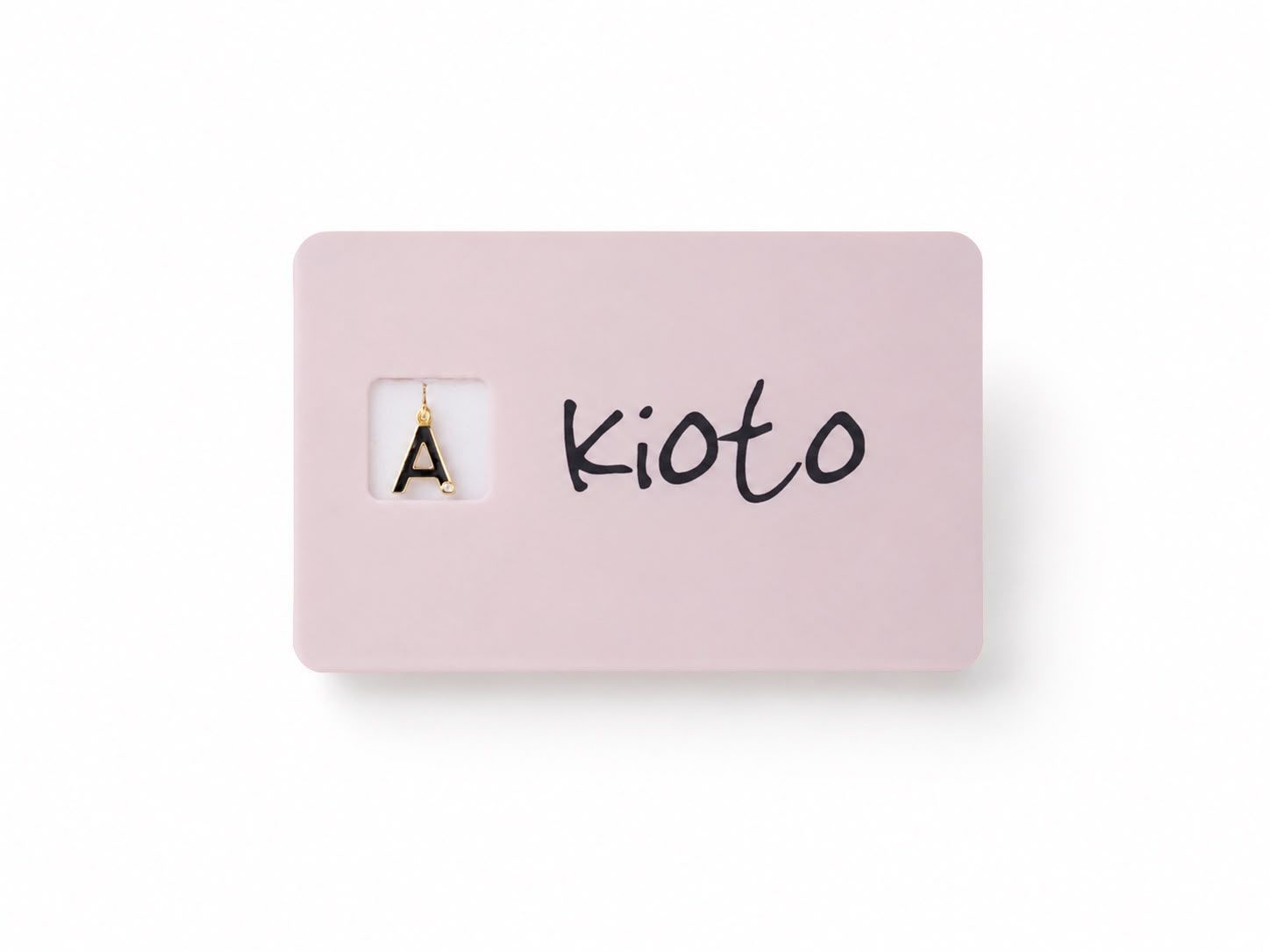 Blister Ciondolo Lettera A in Oro 9 KT con Diamante 0,005 CT G SI - Kioto Gioielli Blister Ciondolo Lettera A in Oro 9 KT con Diamante 0,005 CT G SI - Kioto Gioielli