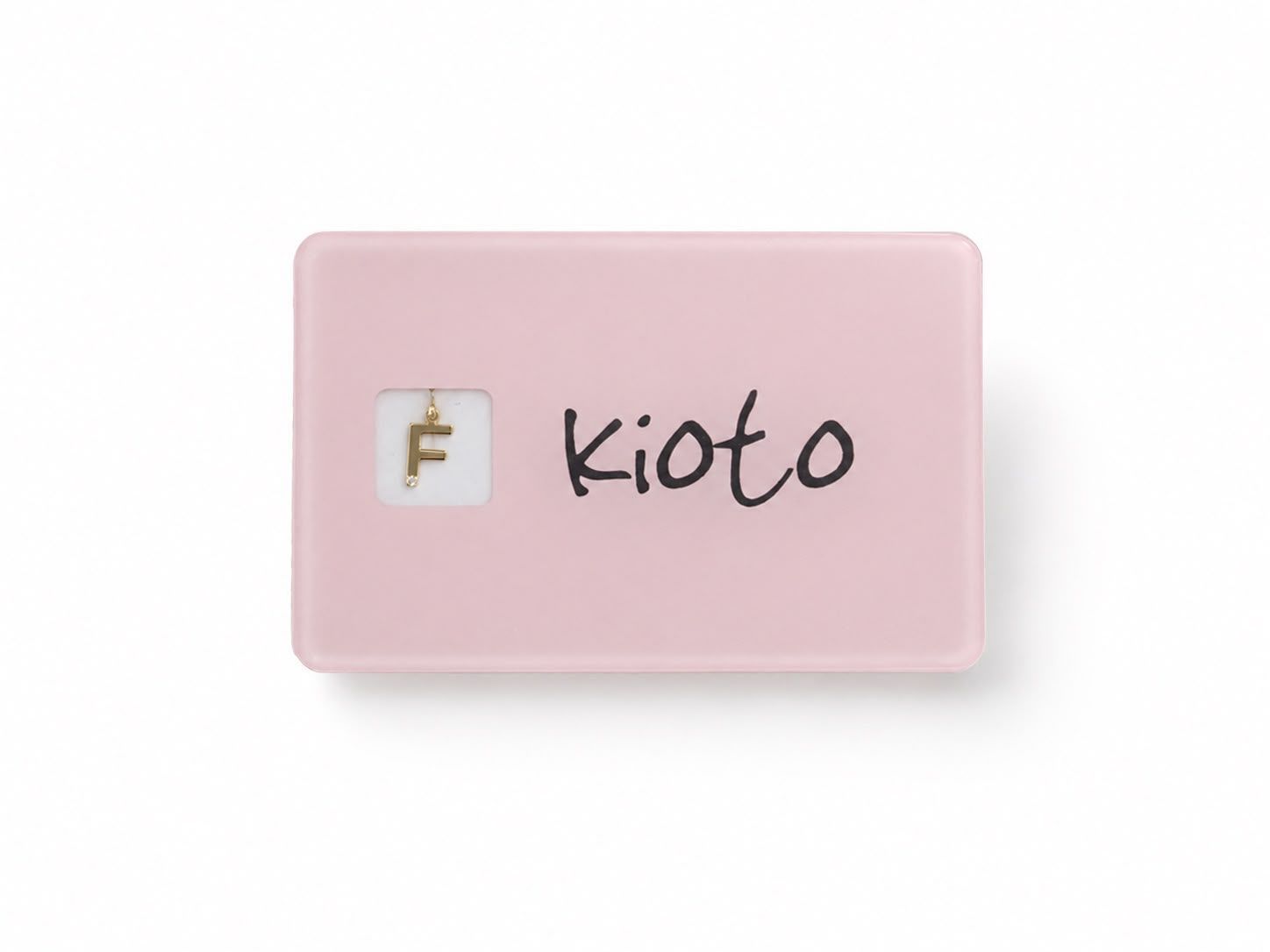 Blister Ciondolo Lettera F in Oro 9 KT con Diamante 0,005 CT G SI - Kioto Gioielli Blister Ciondolo Lettera F in Oro 9 KT con Diamante 0,005 CT G SI - Kioto Gioielli