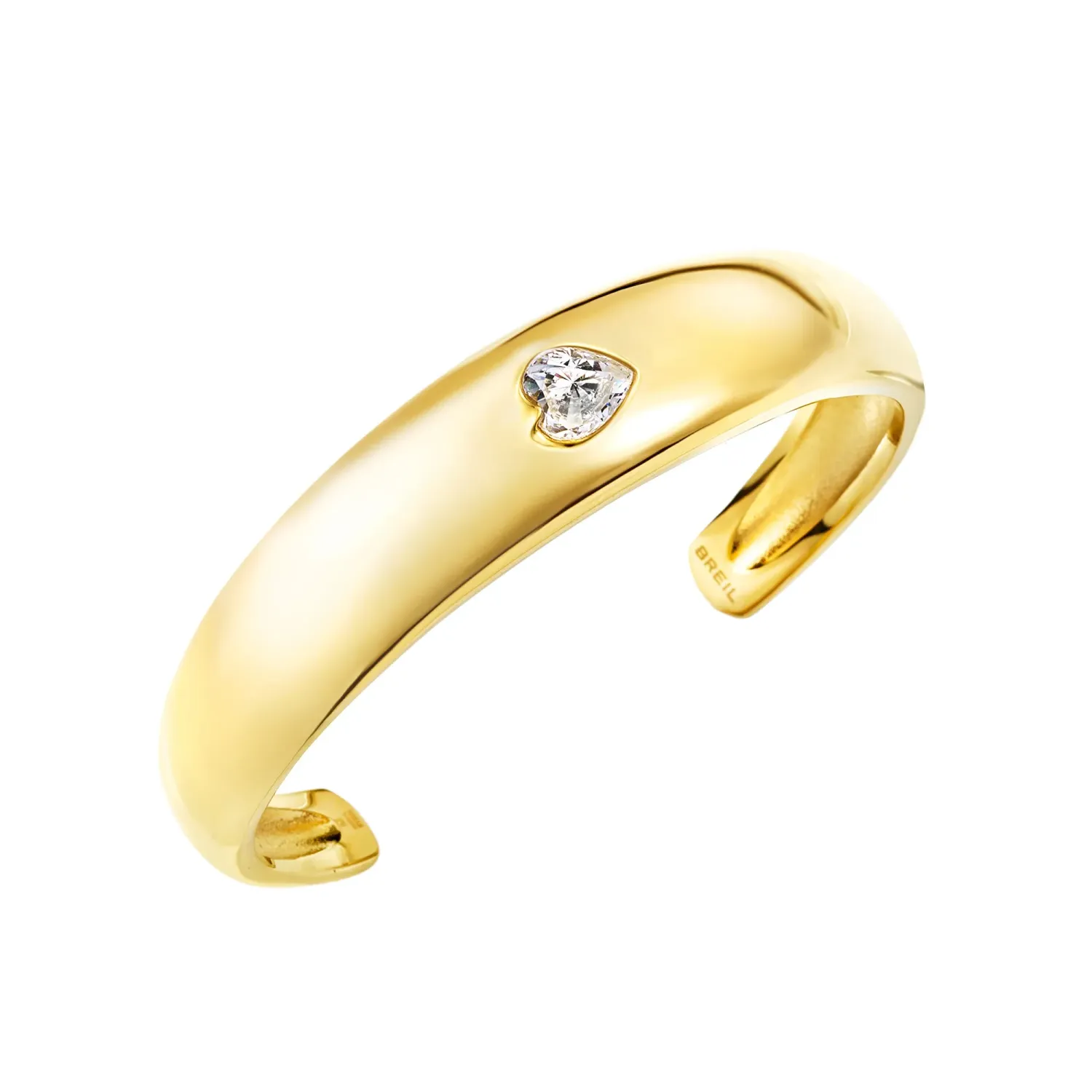 Bracciale donna in acciaio AMOR LUX  con finitura pvd oro 14k