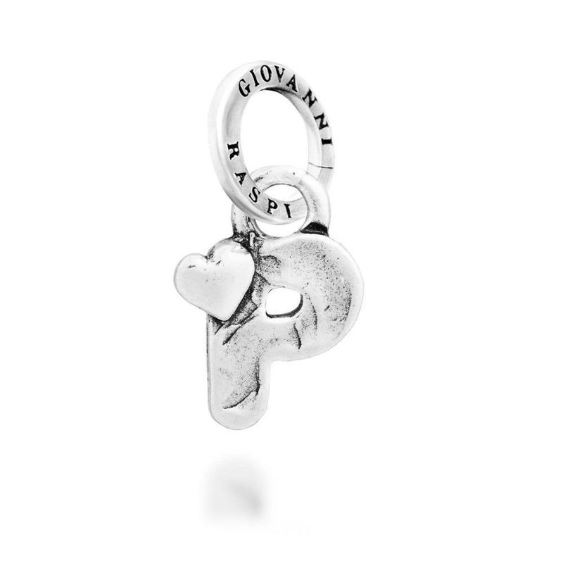charm charm "P" cuoricini - giovanni raspini