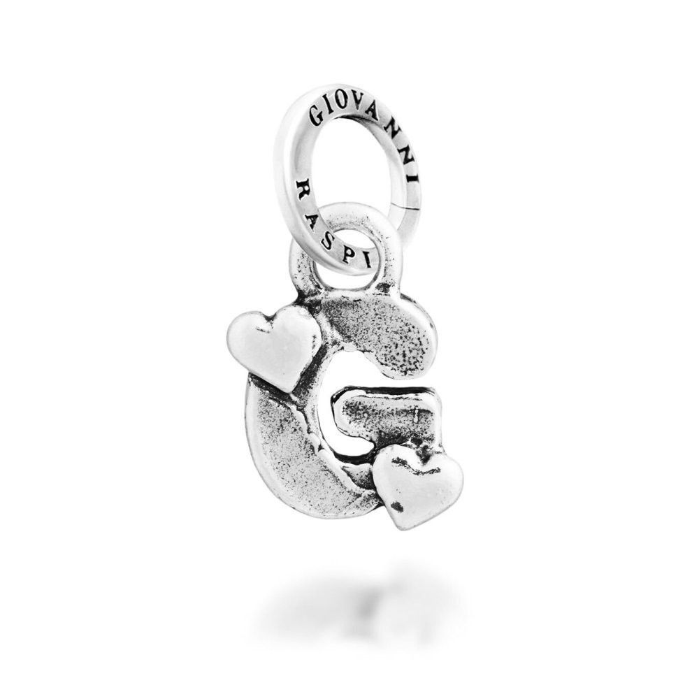 charm charm "G" cuoricini - giovanni raspini
