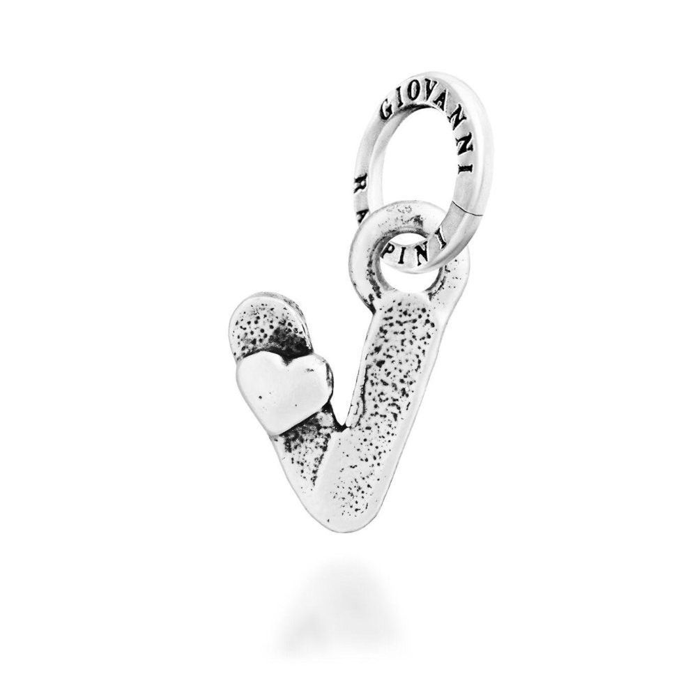 charm charm "V" cuoricini - giovanni raspini