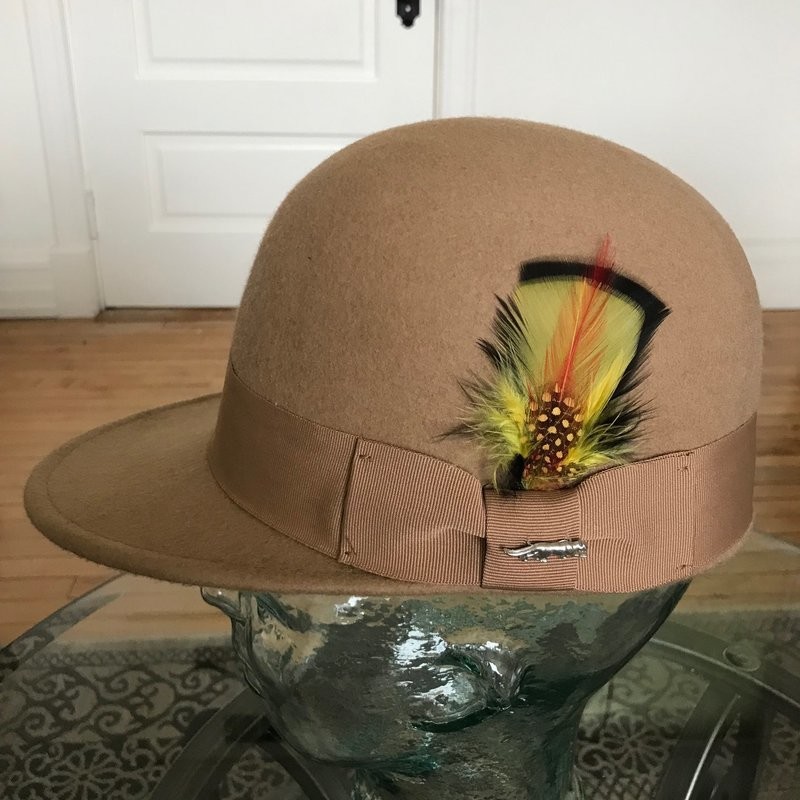 New Bowler - Wool - Camel