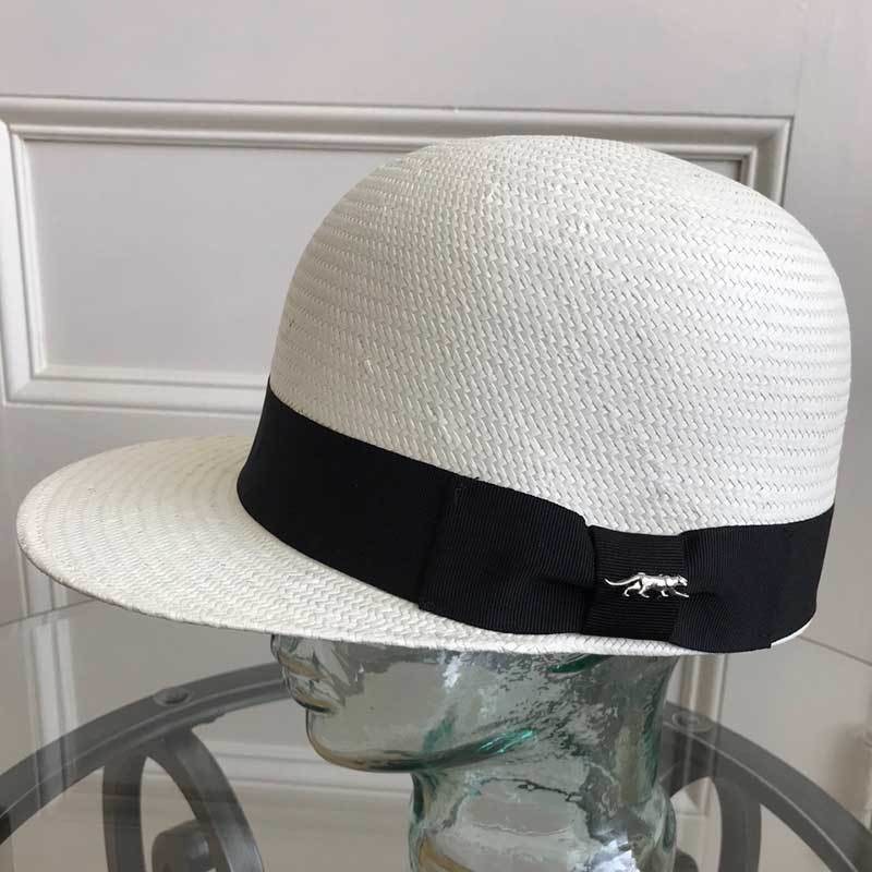 New Bowler - Straw - Ivory