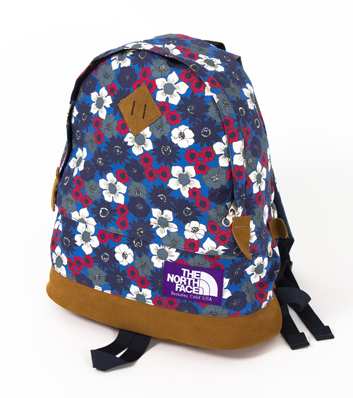 The North Face Medium Day Pack PARA Flower Print BLUE