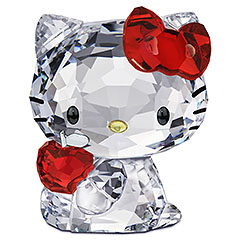 Hello Kitty Swarovski Red Apple Figure Limited Edition Fall 2011