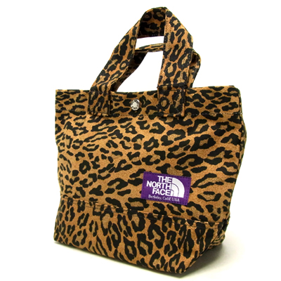 THE NORTH FACE PURPLE LABEL LEOPARD PRINT TOTE BAG