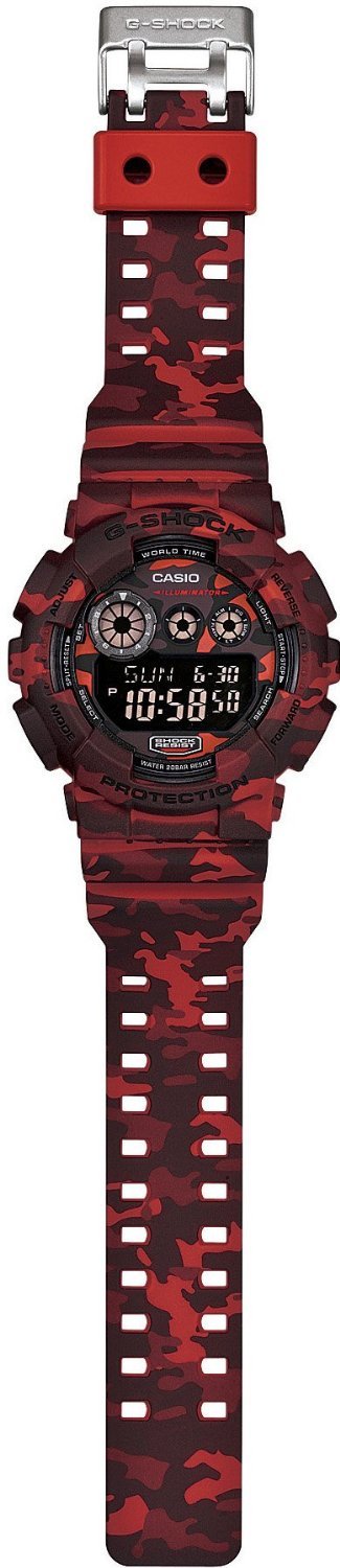 G shock camouflage red outlet