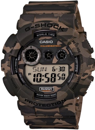 Casio G-SHOCK GD-120CM-5JR. Khaki Camouflage. Men’s watch