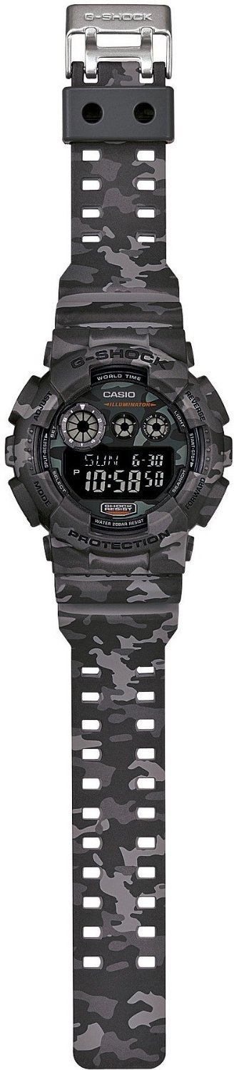 Casio G-SHOCK GD-120CM-8JR. Gray Camouflage. Men’s watch