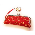 INDENYA  Dragonfly Print Bag. INDENYA-4303  Colors: Red / Beige