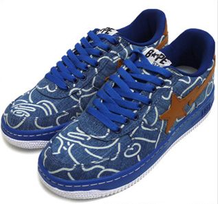 DENIM BAPE STA Sneakers. Japan Limited Edition