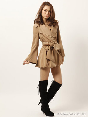 Lip Service Balloon Trench Coat