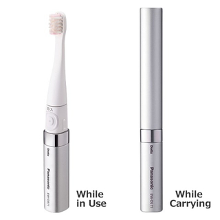 Panasonic - Pocket DOLTZ Sonic Tooth Brush EW-DS11-S (Silver)