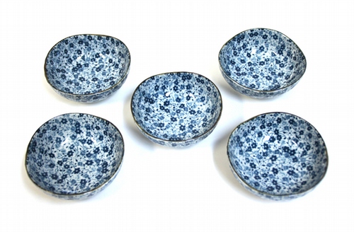 Oriental Bazaar 5 Small Japanese Bowls