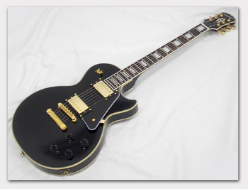 Epiphone Les Paul Custom (EB)  (Black) . The Finest Electric Guitar  from Japan