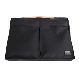 PORTER Laptop Bag 15 inches（Black Orange）for MacBook