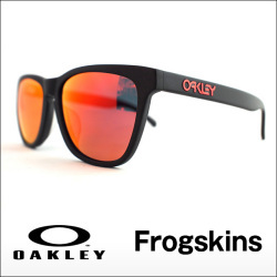 OAKLEY FROGSKINS LX. Matte Black. Ruby Iridium Sunglasses