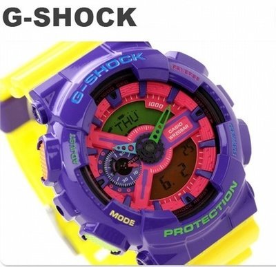 CASIO G-SHOCK Hyper Colors GA-110HC-6AJF Men’s Watch. New Model