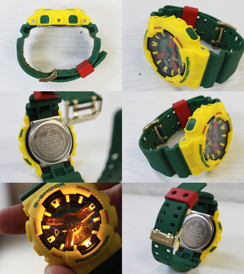 G-SHOCK Rastafarian. GA-110RF-9AJF. Men's watch. Japan Limited