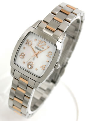 Seiko Lukia Shell White Butterfly Dial Women&#39; s Watch # SSVK117