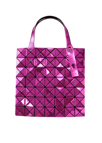 BILBAO PRISM PLATINUM Pink Bag.  By BAO BAO Issey Miyake
