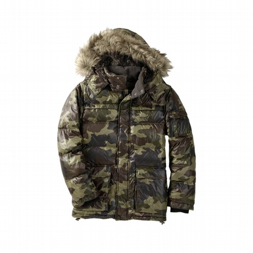 Uniqlo Down jacket. Military Print
