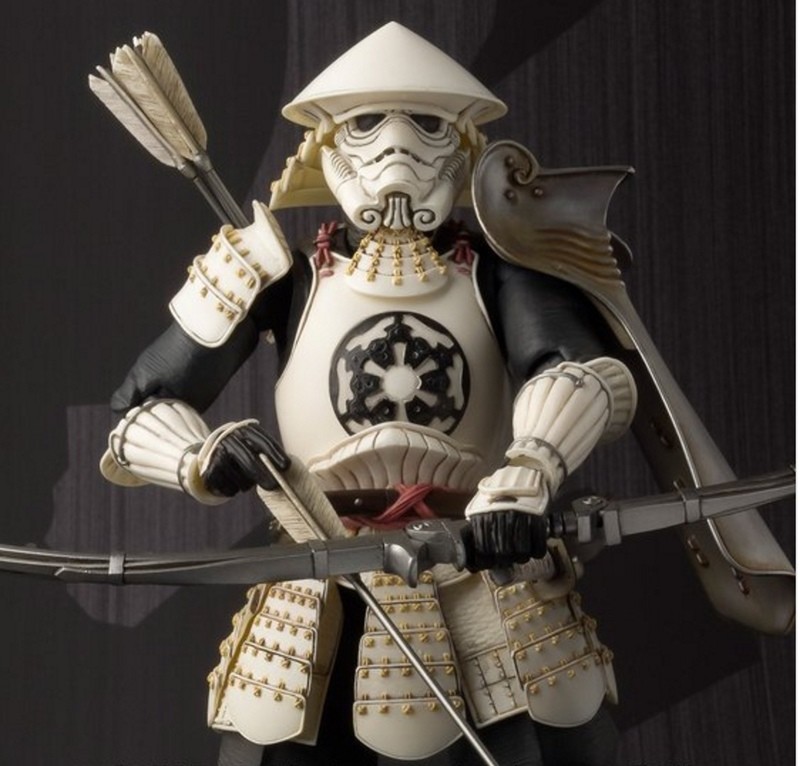 Limited-Edition Star Wars Samurai Stormtrooper Figure MOVIE REALIZATION bow footman