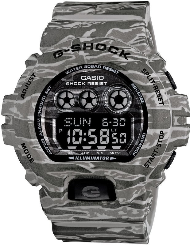 Casio G-SHOCK GD-X6900CM-8JR. Gray Camouflage. Men’s watch