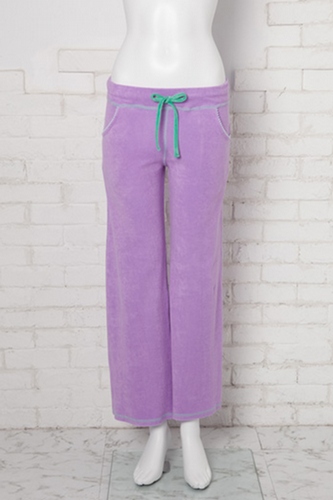 RIBBON Pile Relax Pants Purple.  By vingt-neuf29