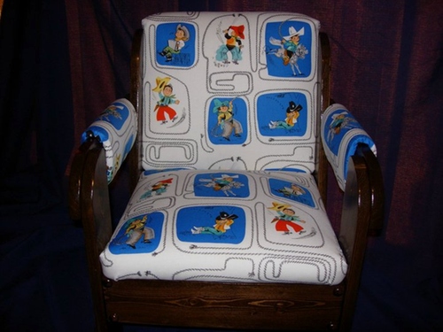 Child&#39;s Rocking Chair Retro Cowboys