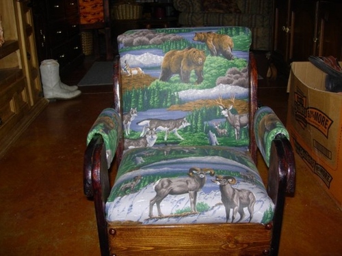 Child&#39;s Rocking Chair Wild Animals