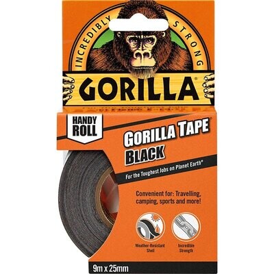 Gorilla Tape Handy Roll - Black