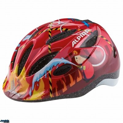 Alpina Gamma 2.0 Kids' Helmet - Red Firefighter