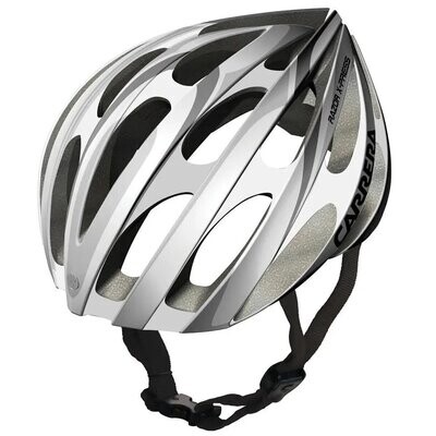 Carrera Razor X-Press Helmet - Silver/White