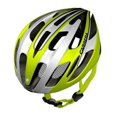 Carrera Velodrome Helmet - White/Lime
