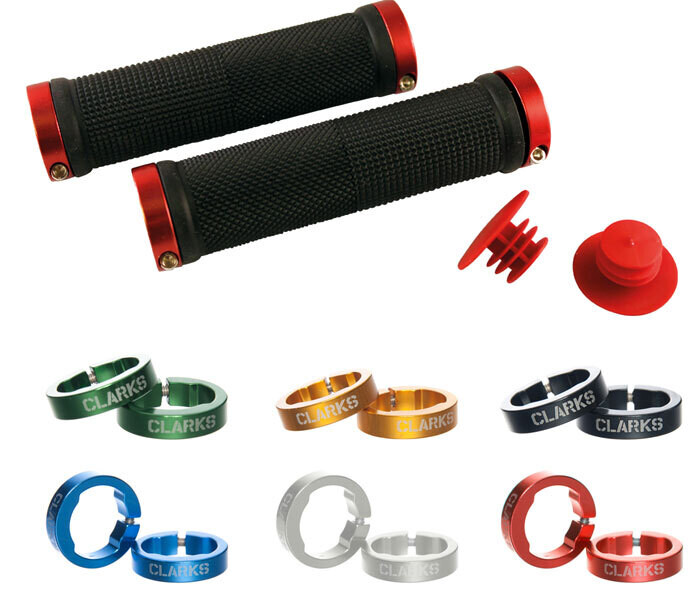 Clarks Vice Lock-On Grips - Blue